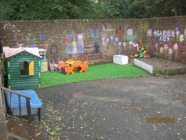 Just part of the expansive enclosed garden at Noah's Ark